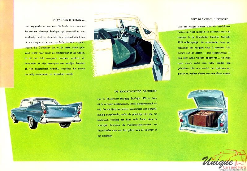 1958 Studebaker Brochure (Dutch) Page 5